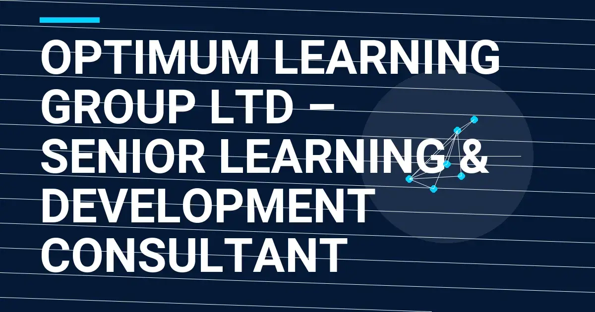 Optimum Learning Group Ltd – Senior Learning & Development Consultant