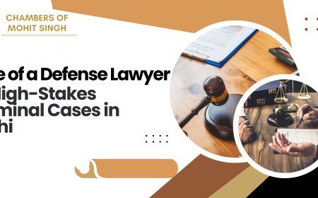 The Role of a Defense Lawyer in High-Stakes Criminal Cases in Delhi