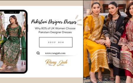 Why Fashion Enthusiasts Love Pakistani Designer Dresses at Rang Jah