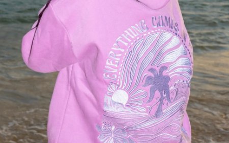 Cozy Vibes Only: How the Pink Palm Puff Hoodie Redefines Relaxation